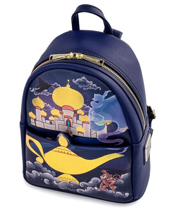 Mochila Castillo Jasmine Aladdin Disney Loungefly 26cm - Imagen 3