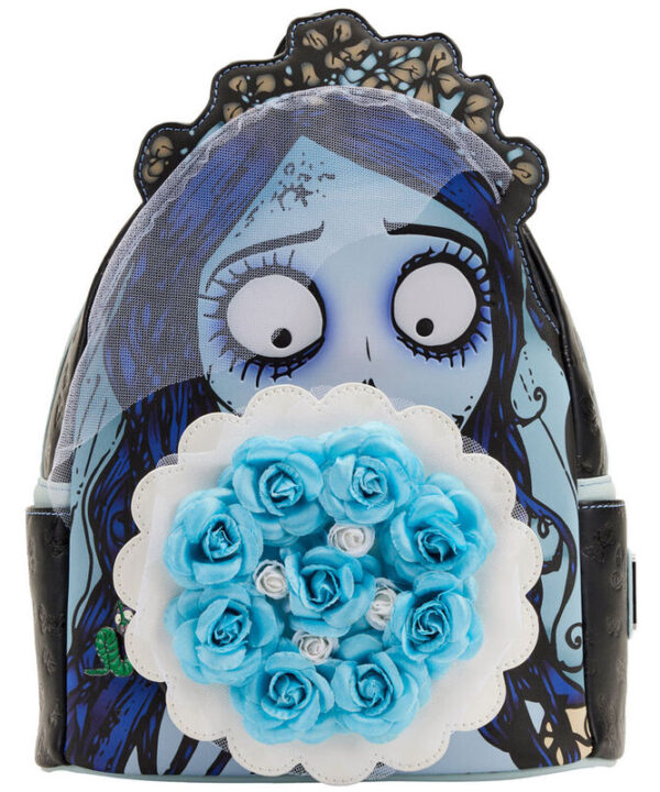 Mochila Emily Bouquet La Novia Cadaver Loungefly 26cm - Imagen 1