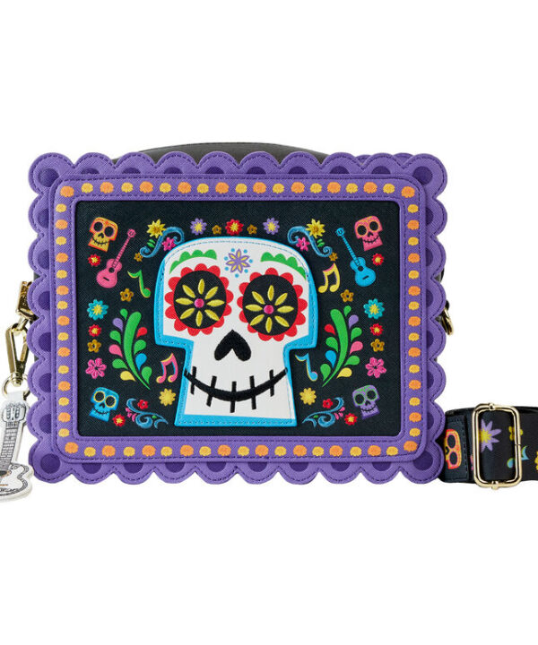 Bolso Miguel Calavera Floral Skull Coco Disney Loungefly - Imagen 1