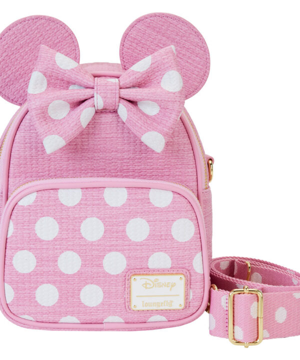 Mochila Straw Minnie Disney Loungefly 20cm - Imagen 1