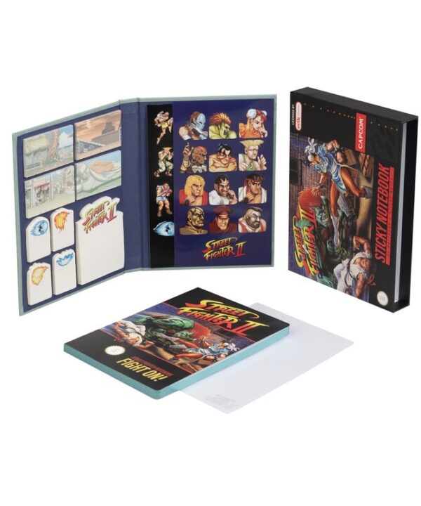 Cuaderno A5 premium Sticky notas Street Fighter - Imagen 1