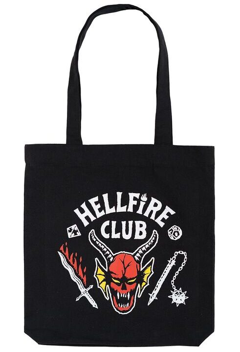 Bolsa shopping Hellfire Club Stranger Things - Imagen 1