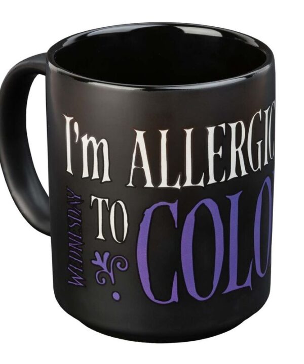Taza Allergic To Color Miercoles 350ml - Imagen 1