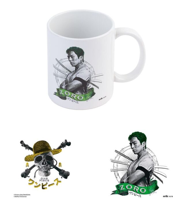 Taza Roronoa Zoro One Piece 350ml - Imagen 1