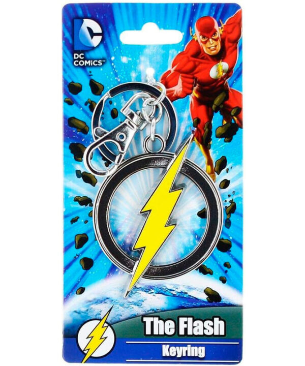 Llavero Logo Flash Marvel 6cm - Imagen 1