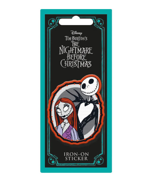 Pegatina de bordado Jack & Sally Pesadilla Antes de Navidad Disney - Imagen 1