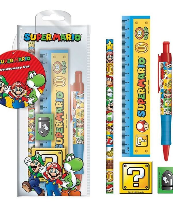 Set papeleria Super Mario Bros - Imagen 1