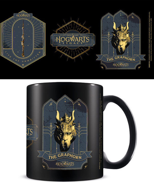 Taza The Graphorn y Varita Negra Harry Potter 315ml - Imagen 1