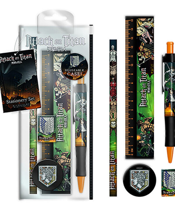 Set papeleria Attack on Titan - Imagen 1
