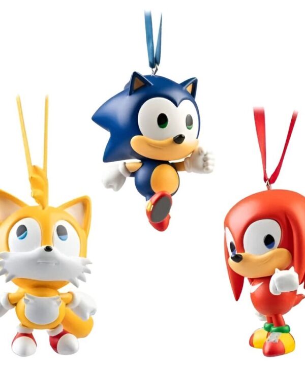 Blister 3 figuritas Sonic the Hedgehog - Imagen 1
