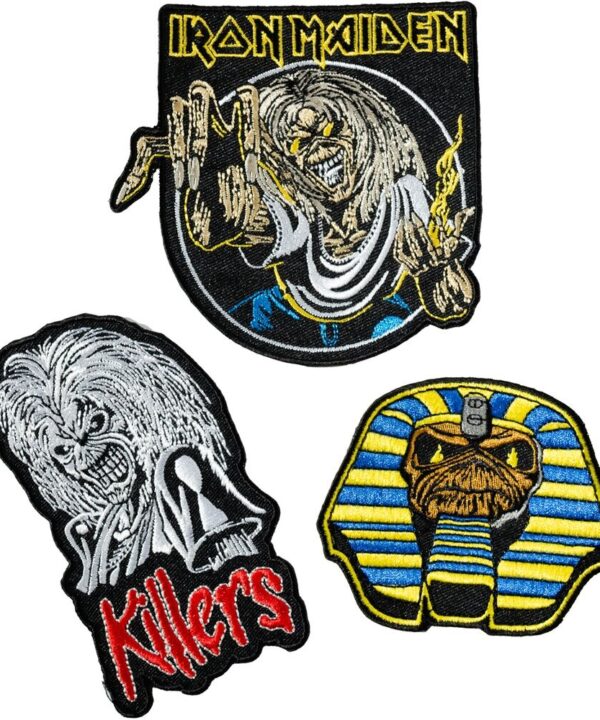Set 3 parches Iron Maiden - Imagen 1
