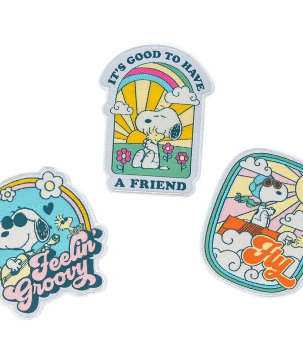 Set 3 parches Snoopy - Imagen 1