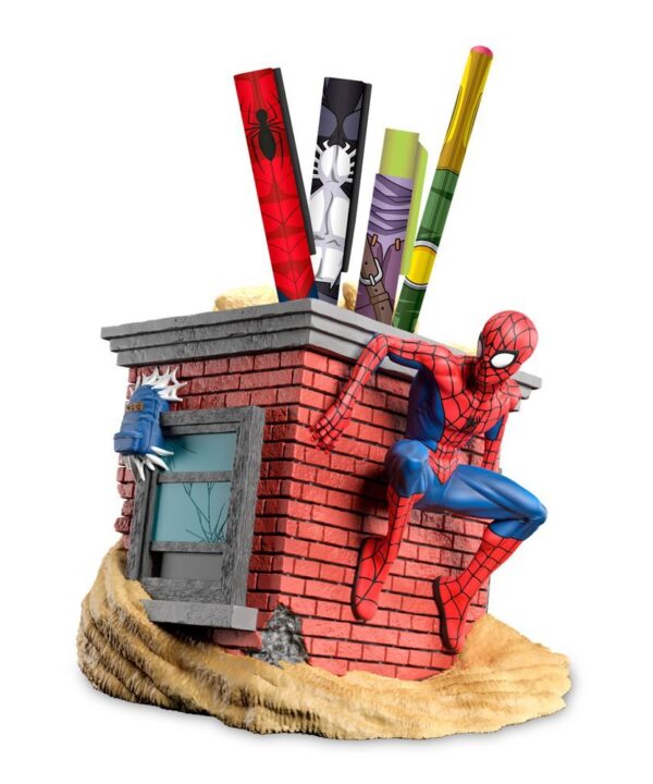 Portalapices + lapiceros Spiderman Marvel - Imagen 1