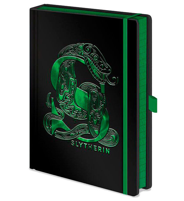 Cuaderno A5 premium Slytherin Harry Potter - Imagen 1