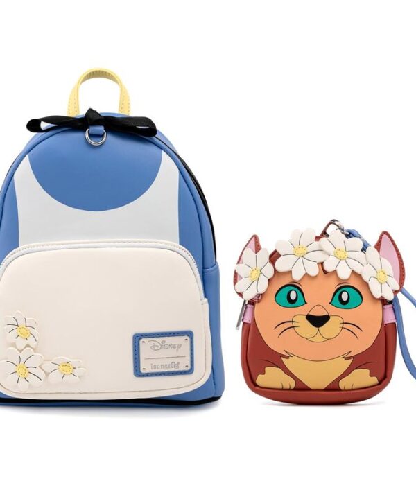 Mochila Loungefly Alicia en el País de las Maravillas – Diana con Bolsito Desmontable (26 cm) - Imagen 2