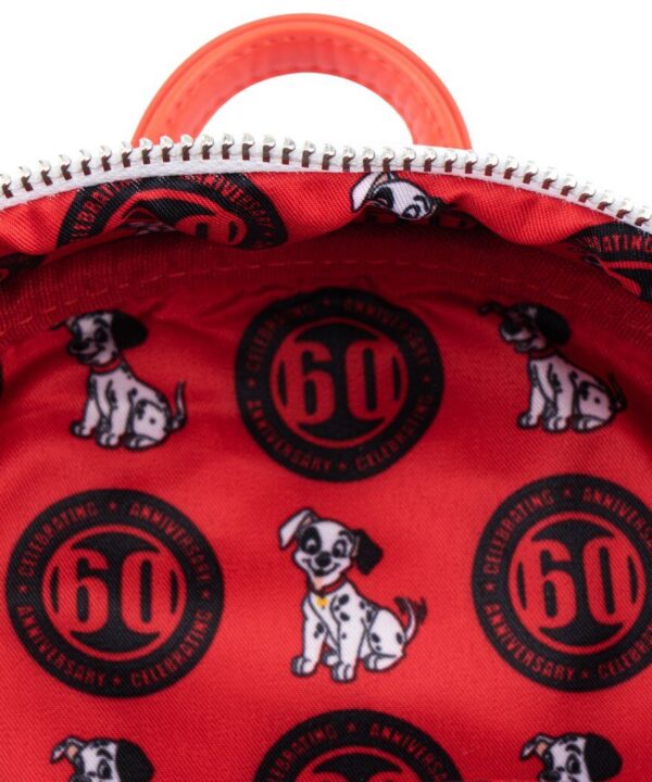 Mochila Cosplay 101 Dalmatas 60 Aniversario Disney Loungefly 26cm - Imagen 6
