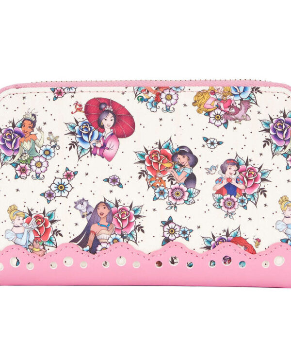 Cartera Floral Tattoo Princess Disney Loungefly - Imagen 1
