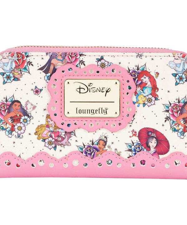 Cartera Floral Tattoo Princess Disney Loungefly - Imagen 3