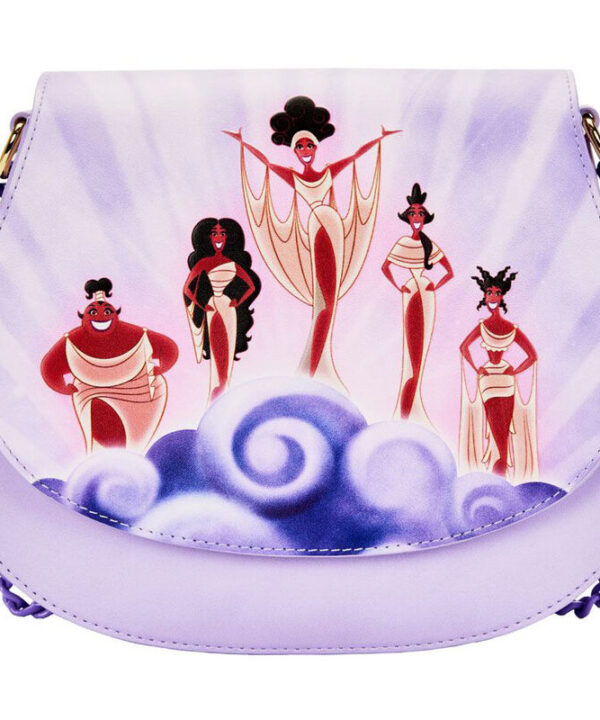 Bolso bandolera Nubes de Musas Hercules Disney Loungefly - Imagen 1