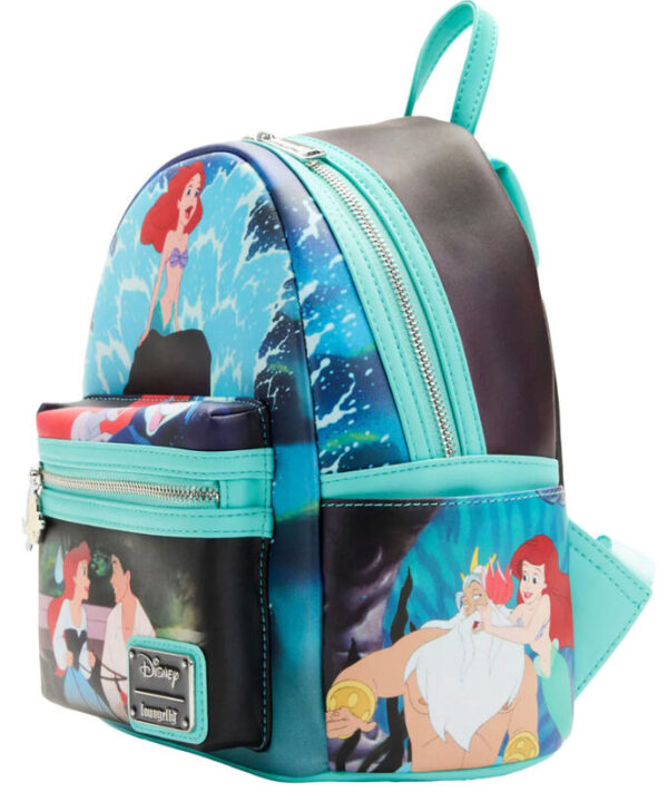 Mochila Escenas La Sirenita Disney Loungefly 26cm - Imagen 3