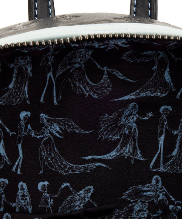 Mochila Emily Bouquet La Novia Cadaver Loungefly 26cm - Imagen 6