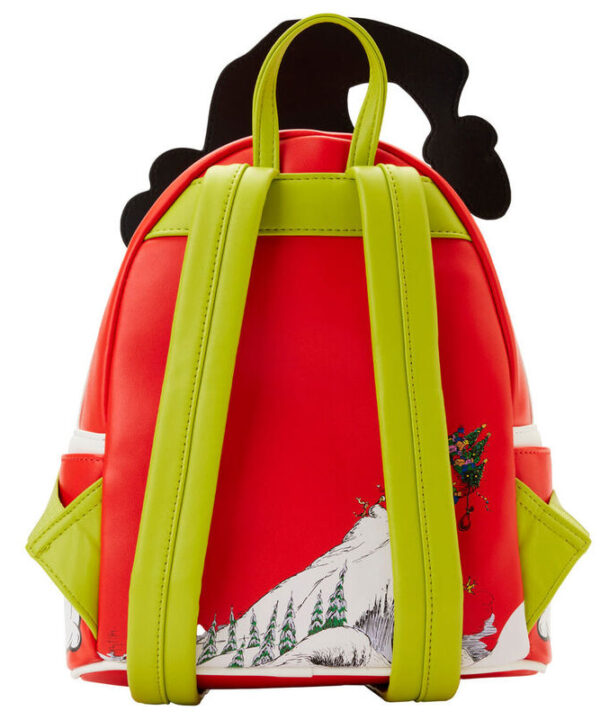 Mochila How the Grinch Stole Christmas Dr. Seuss Loungefly 25cm - Imagen 3