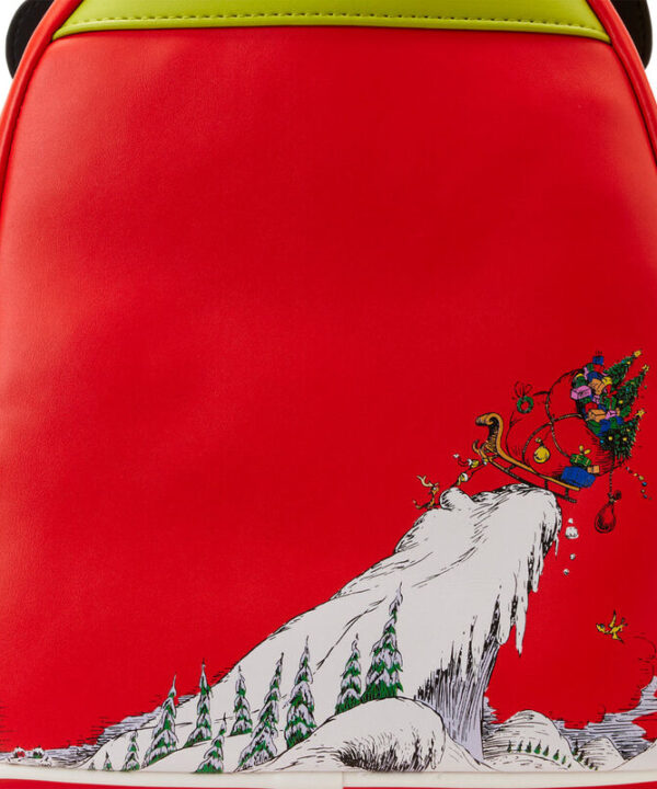 Mochila How the Grinch Stole Christmas Dr. Seuss Loungefly 25cm - Imagen 4