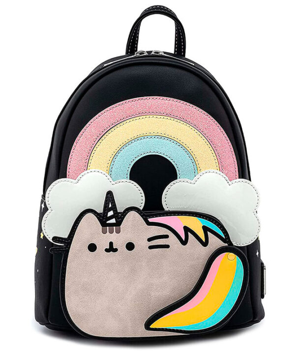 Mochila Unicornio Arcoiris Pusheen Loungefly 26cm - Imagen 1