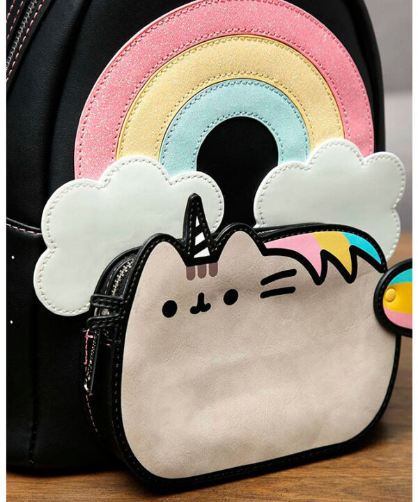 Mochila Unicornio Arcoiris Pusheen Loungefly 26cm - Imagen 5