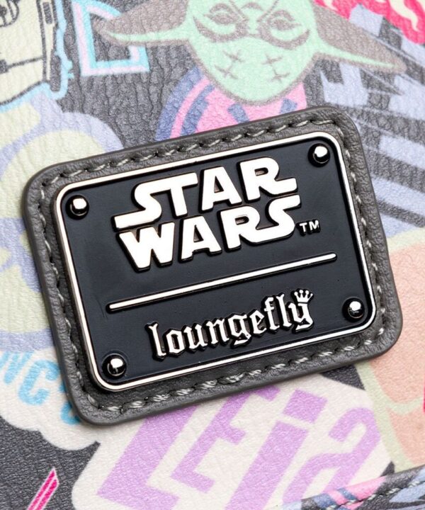 Mochila Pastel Graffiti Sticker Star Wars Loungefly 26cm - Imagen 5