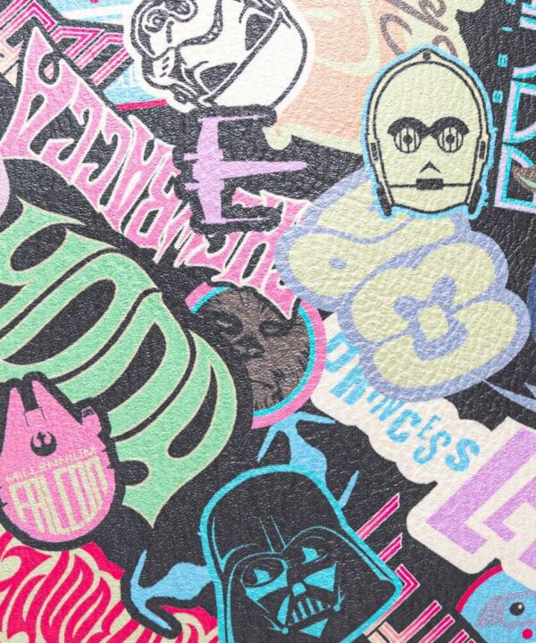 Mochila Pastel Graffiti Sticker Star Wars Loungefly 26cm - Imagen 6