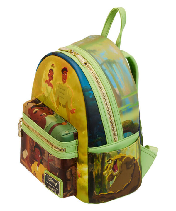 Mochila Escena Princesa Tiana y el Sapo Disney Loungefly - Imagen 2