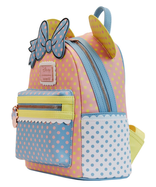 Mochila Pastel Polka Dot Minnie Mouse Disney - Imagen 3