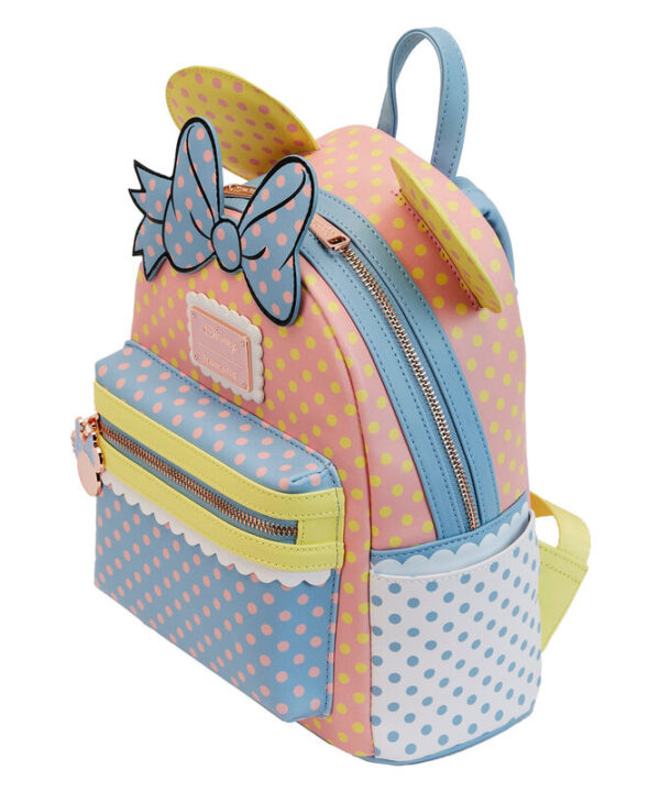 Mochila Pastel Polka Dot Minnie Mouse Disney - Imagen 4
