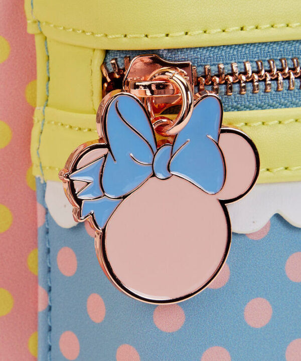 Mochila Pastel Polka Dot Minnie Mouse Disney - Imagen 5