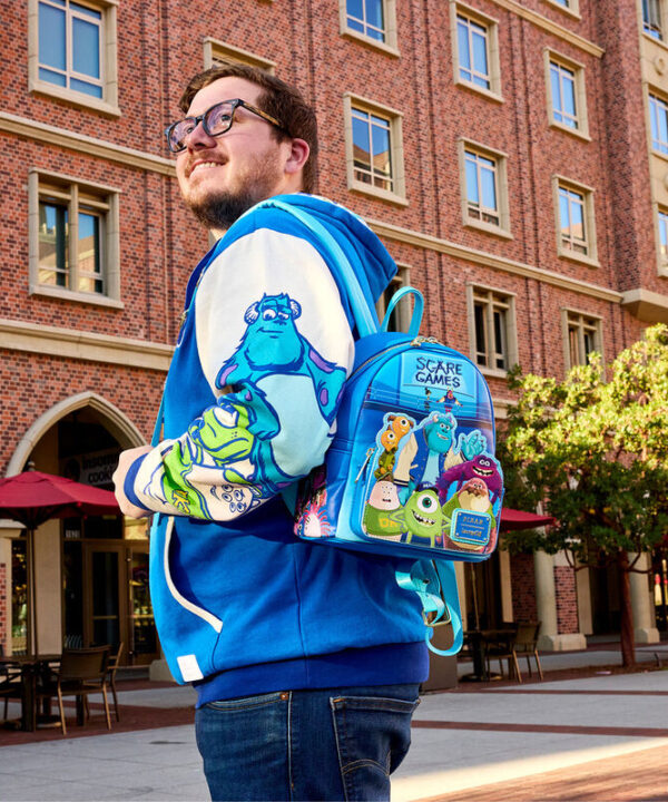 Mochila Monsters University Scare Games Disney Pixar Loungefly 28cm - Imagen 7