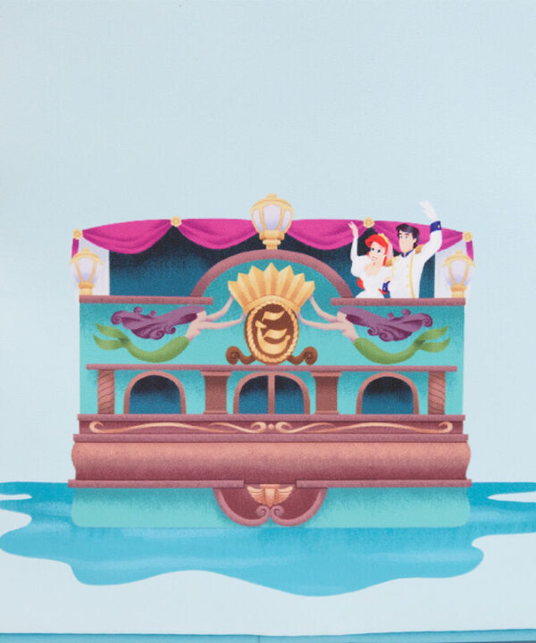 Mochila Regalo de Triton La Sirenita Disney Loungefly 26cm - Imagen 5