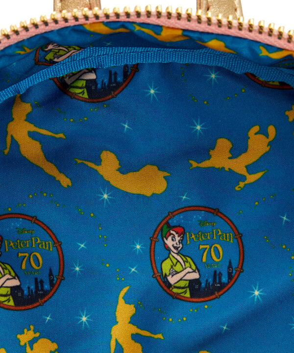Mochila Tu Puedes Volar 70 Aniversario Peter Pan Disney Loungefly 23cm - Imagen 6