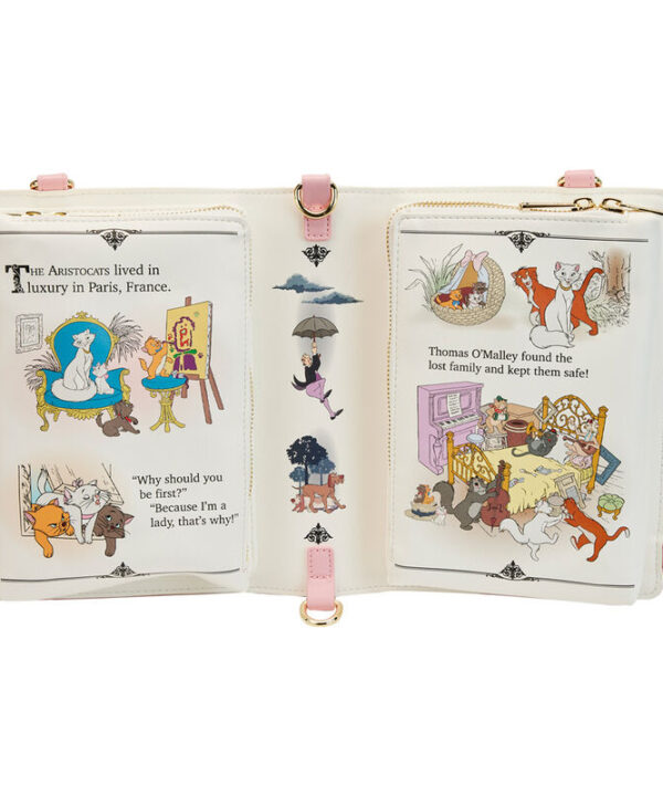 Bolso mochila Libro Los Aristogatos Disney Loungefly - Imagen 7
