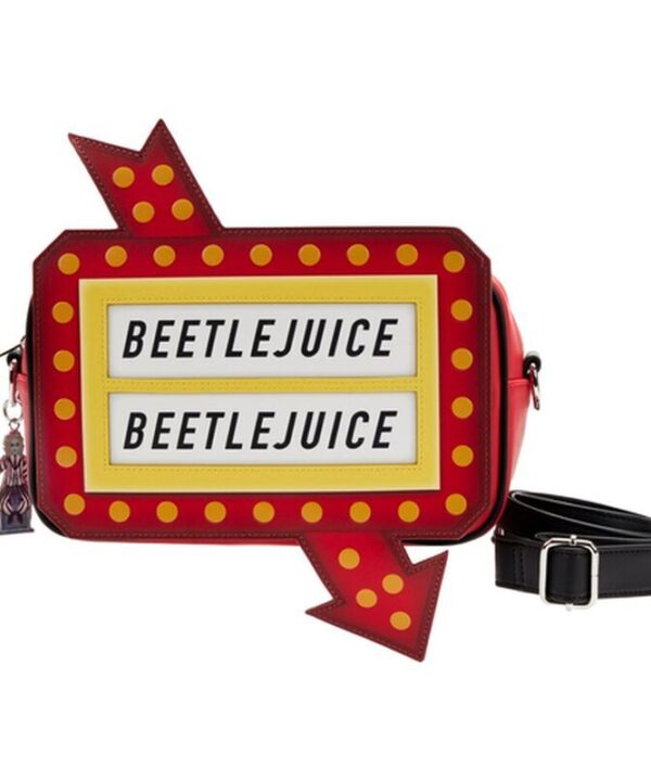 Bolso bandolera Cementerio Beetlejuice Loungefly - Imagen 1