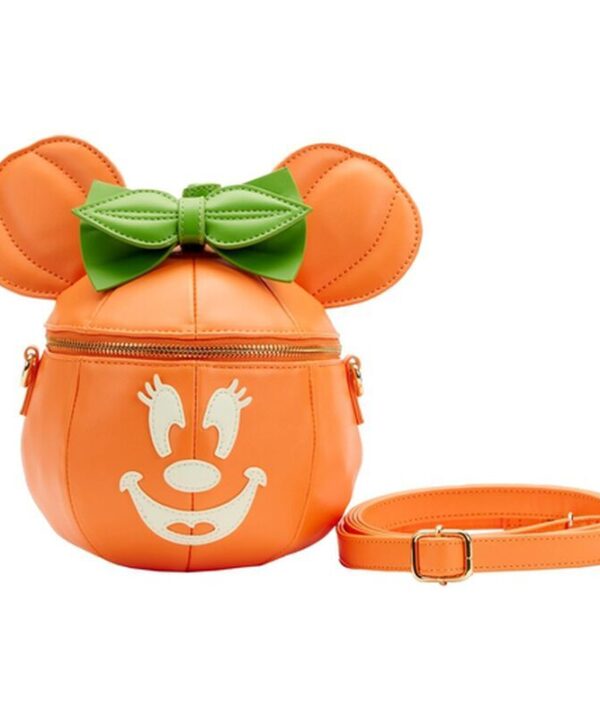 Bolso bandolera Calabaza Mickey Disney Loungefly - Imagen 1