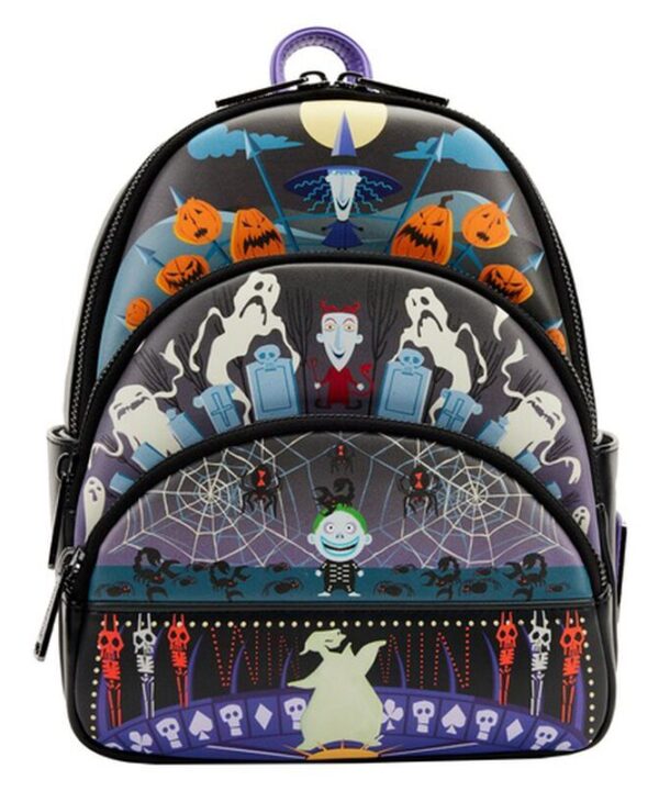 Mochila Oogie Boogie Pesadilla antes de Navidad Loungefly 25cm - Imagen 1