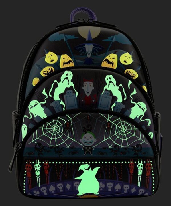 Mochila Oogie Boogie Pesadilla antes de Navidad Loungefly 25cm - Imagen 2