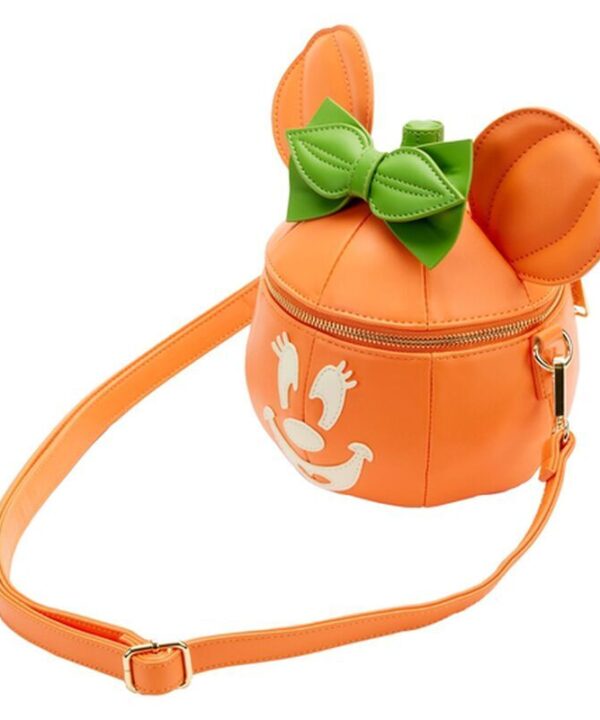 Bolso bandolera Calabaza Mickey Disney Loungefly - Imagen 3