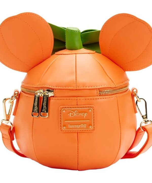 Bolso bandolera Calabaza Mickey Disney Loungefly - Imagen 4