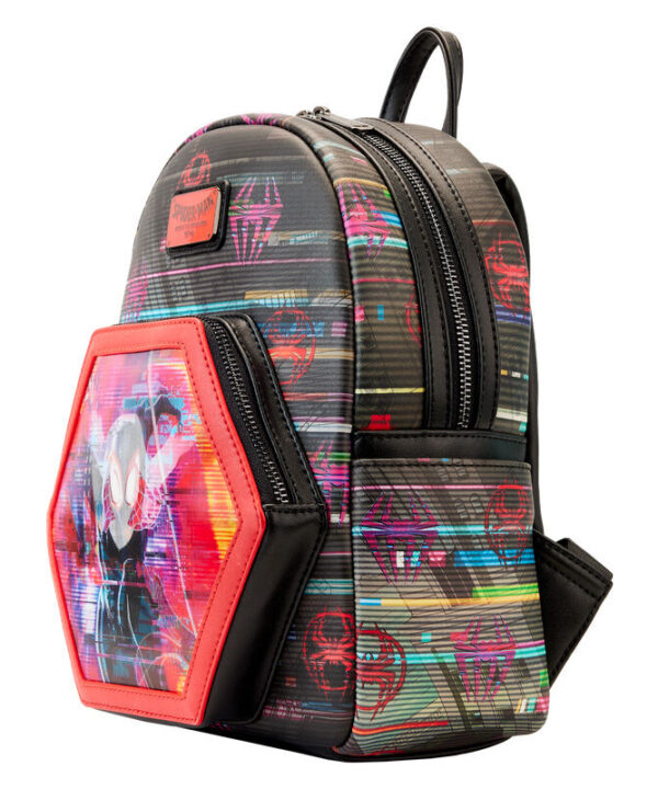Mochila lenticular Cruzando el Multiverso Spiderman Marvel Loungefly 27cm - Imagen 3