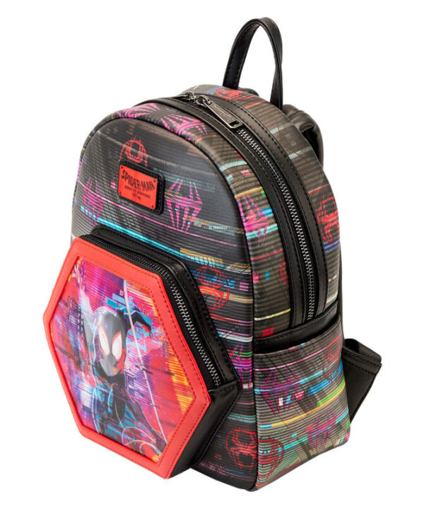 Mochila lenticular Cruzando el Multiverso Spiderman Marvel Loungefly 27cm - Imagen 4