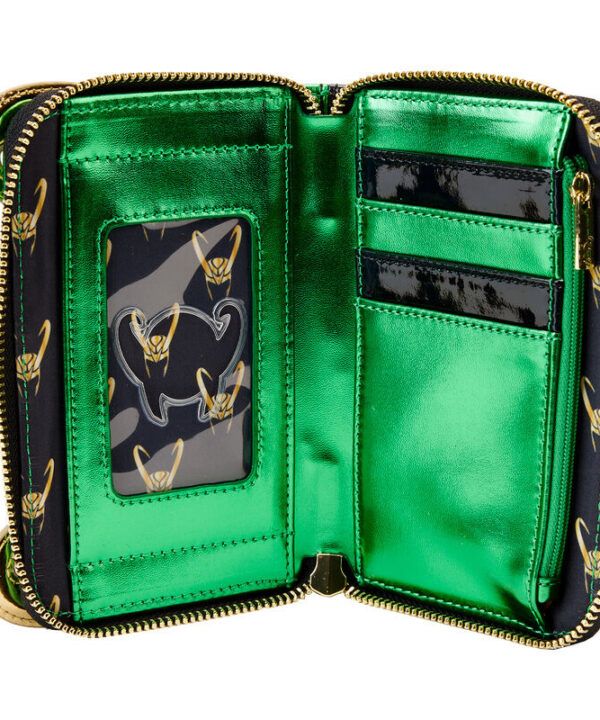 Cartera metallic Loki Marvel Loungefly - Imagen 4