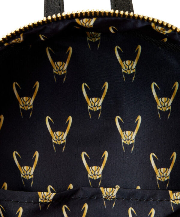 Mochila metallic Loki Marvel Loungefly 25cm - Imagen 5