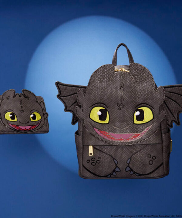 Mochila Desdentao Como Entrenar a Tu Dragon Loungefly 25cm - Imagen 8